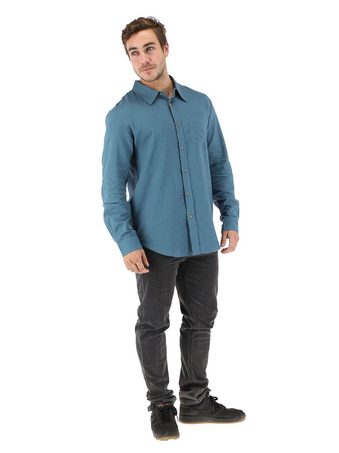 Camisa Anemona Petroleo Hombre-1