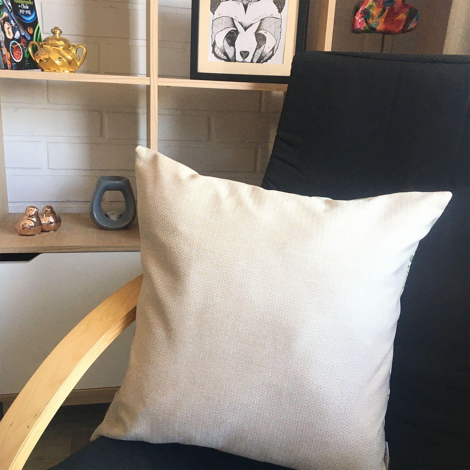 COJIN DECORATIVO DISEÑO LINO BEIGE 50X50 RELLENO-1