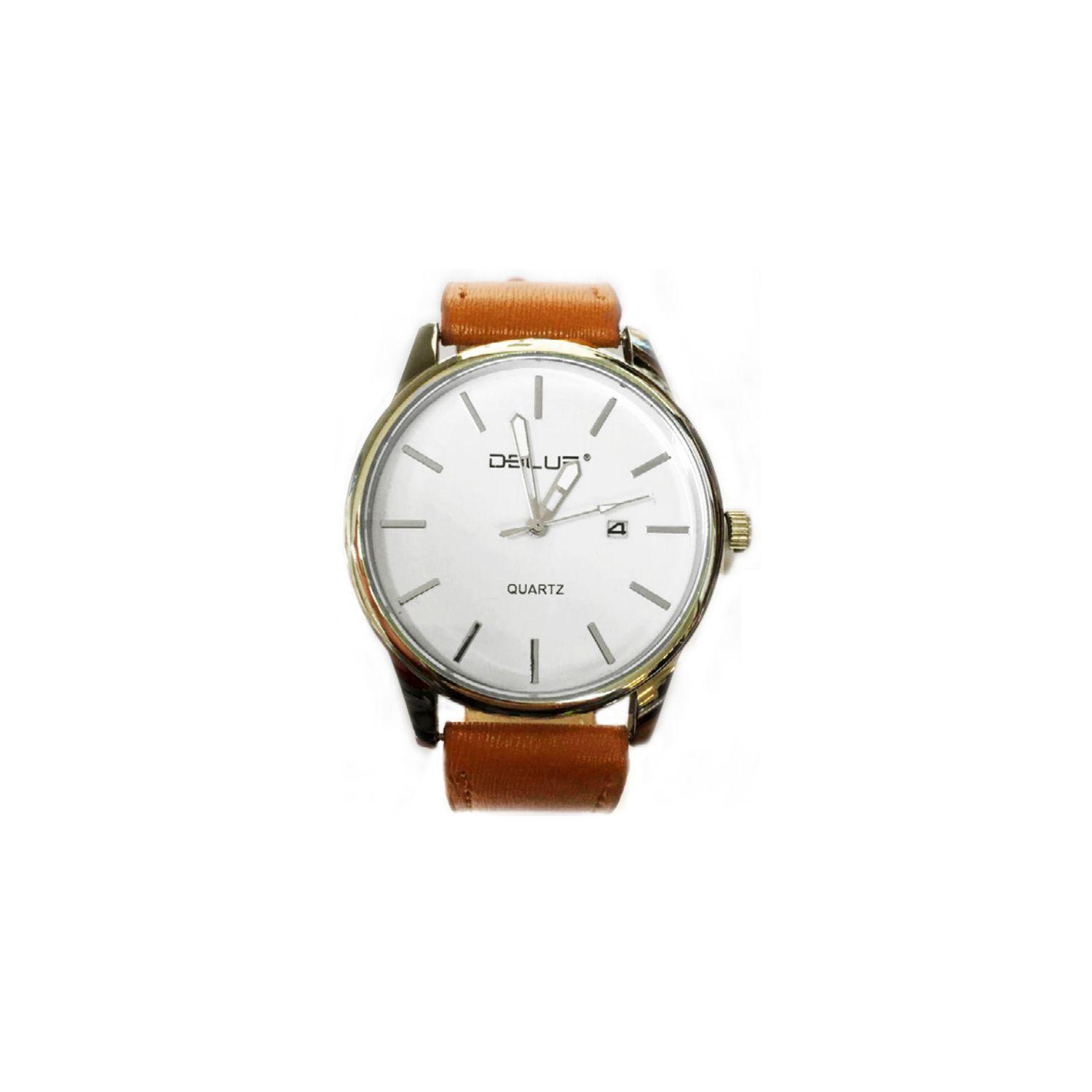 Reloj Pulsera Clásico Quartz Análogo Pulsera Café - PuntoStore-0