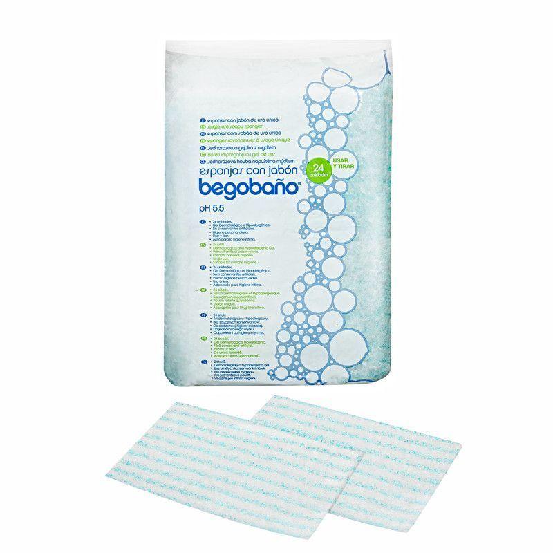Esponja Jabonosa Desechable Begobaño-0