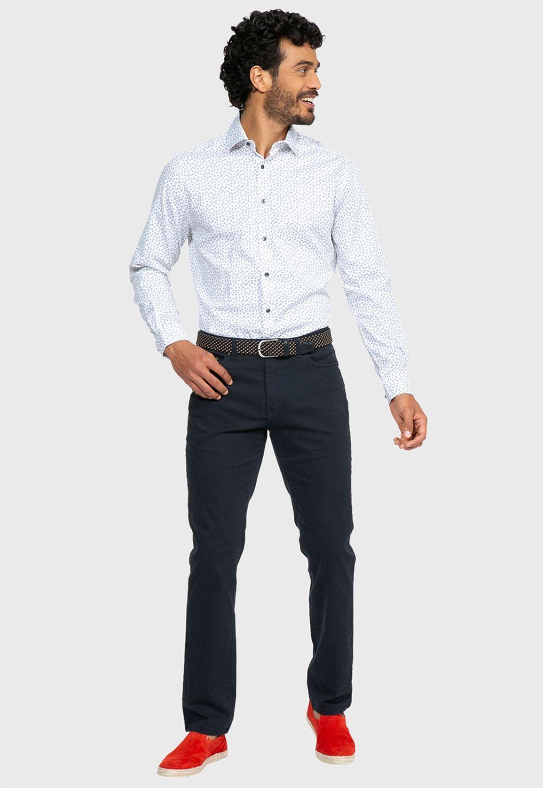 Camisa Casual Spandex Floreada-4