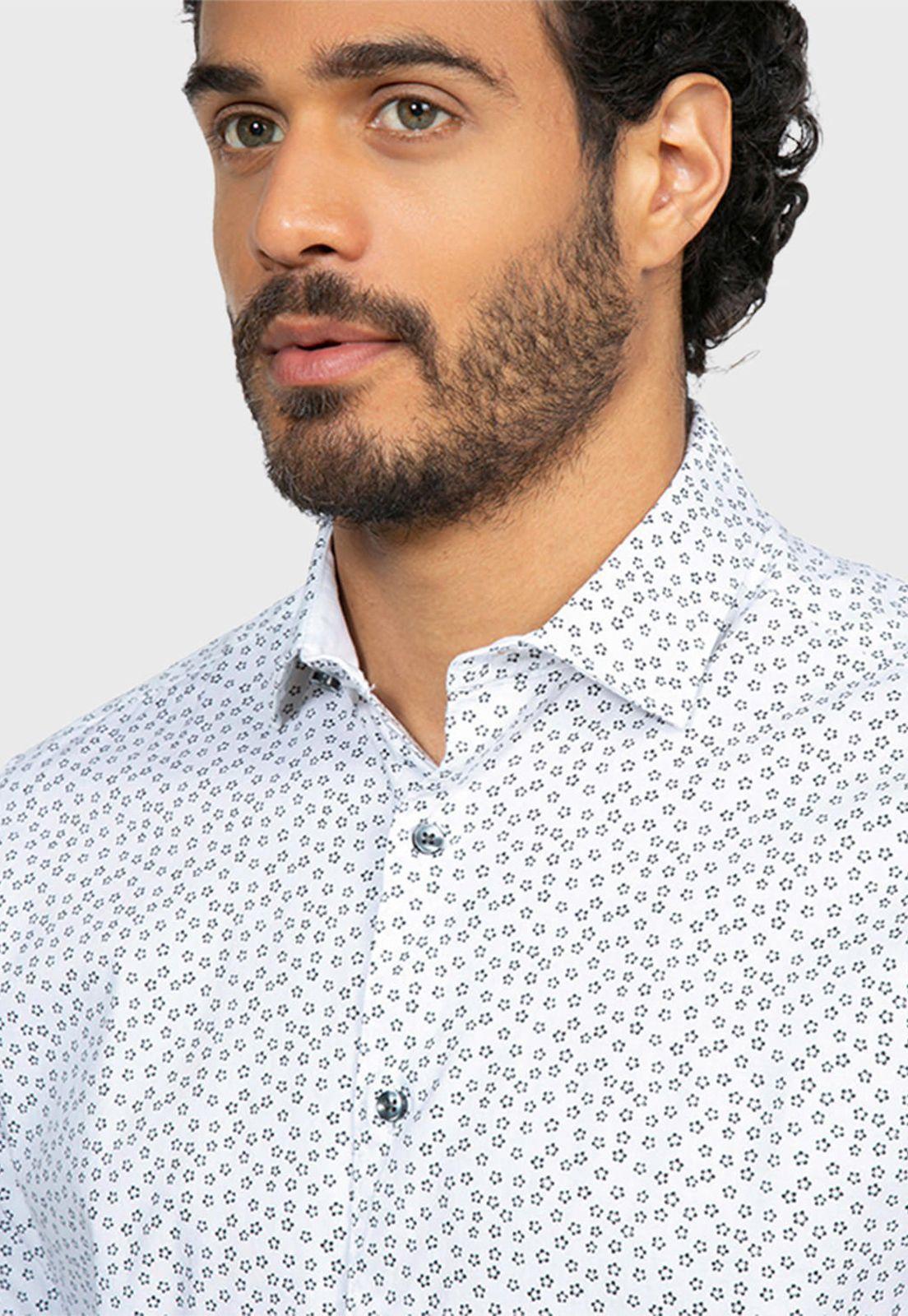 Camisa Casual Spandex Floreada-2