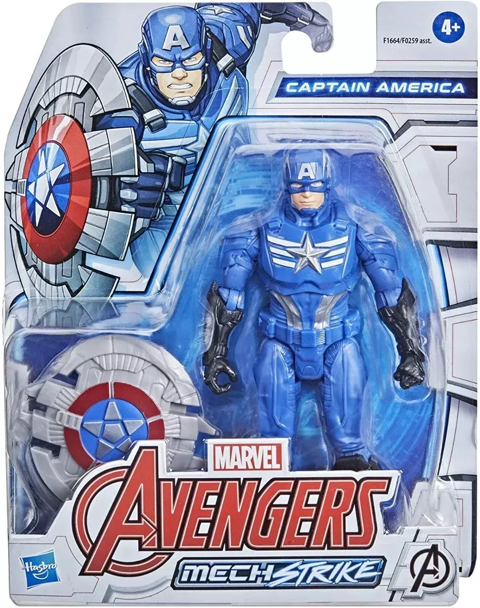Figura Avengers Mech Strike Figura - Capitan America-1