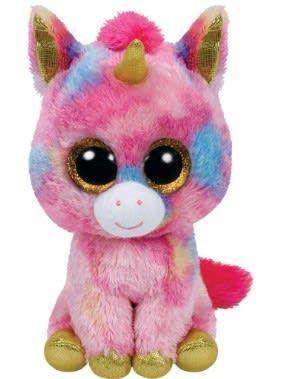 TY BEANIE BOOS FANTASIA UNICORNIO MULTICOLOR MEDIANO-0