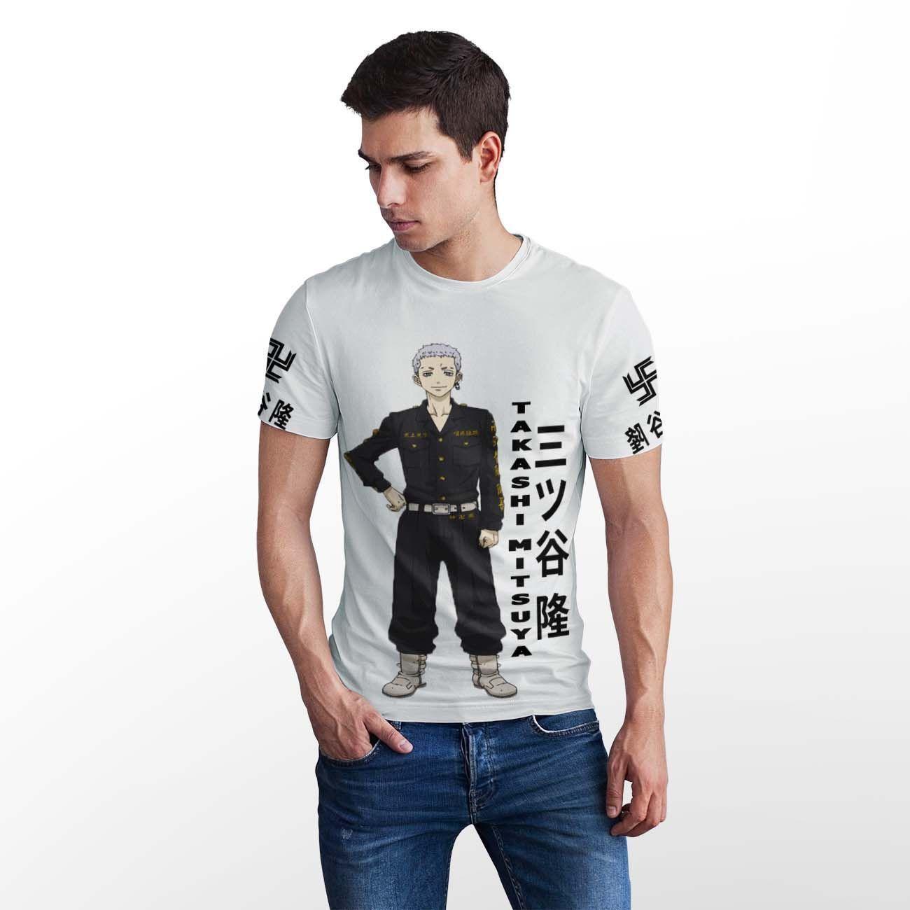Polera Anime Tokyo Revengers - Takashi Mitsuya D3-2