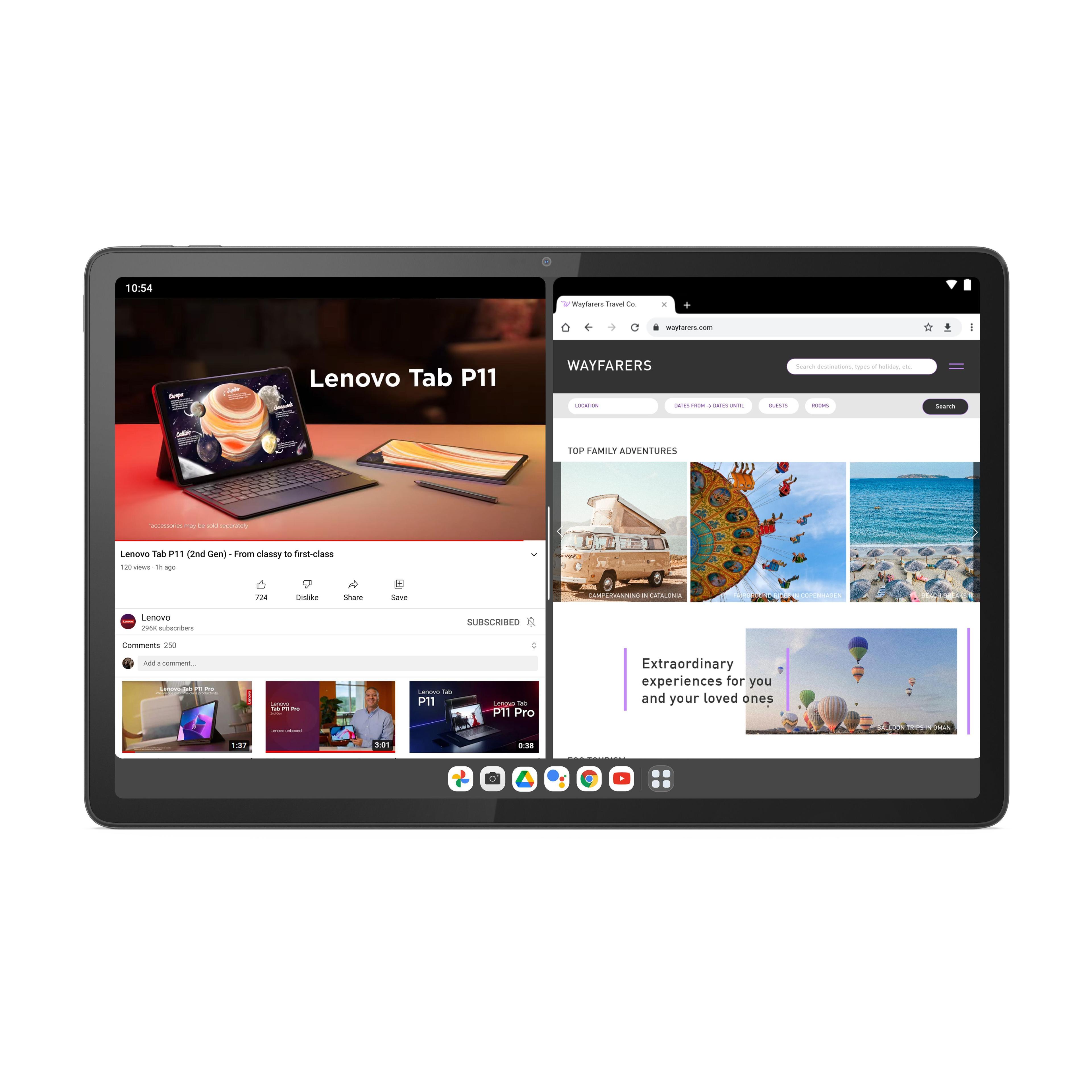 Tablet Tab P11 6GB RAM 128GB + Estacion de Carga Smart Lenovo-1