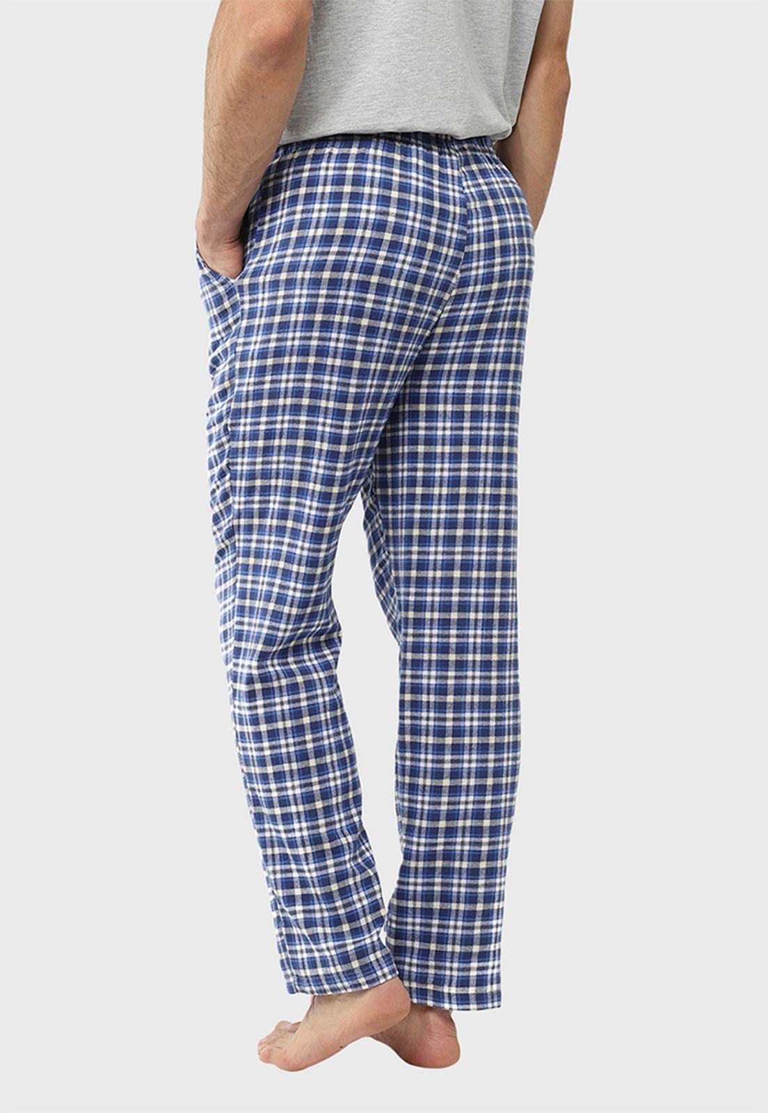 Pijama largo design cuello redondo-3