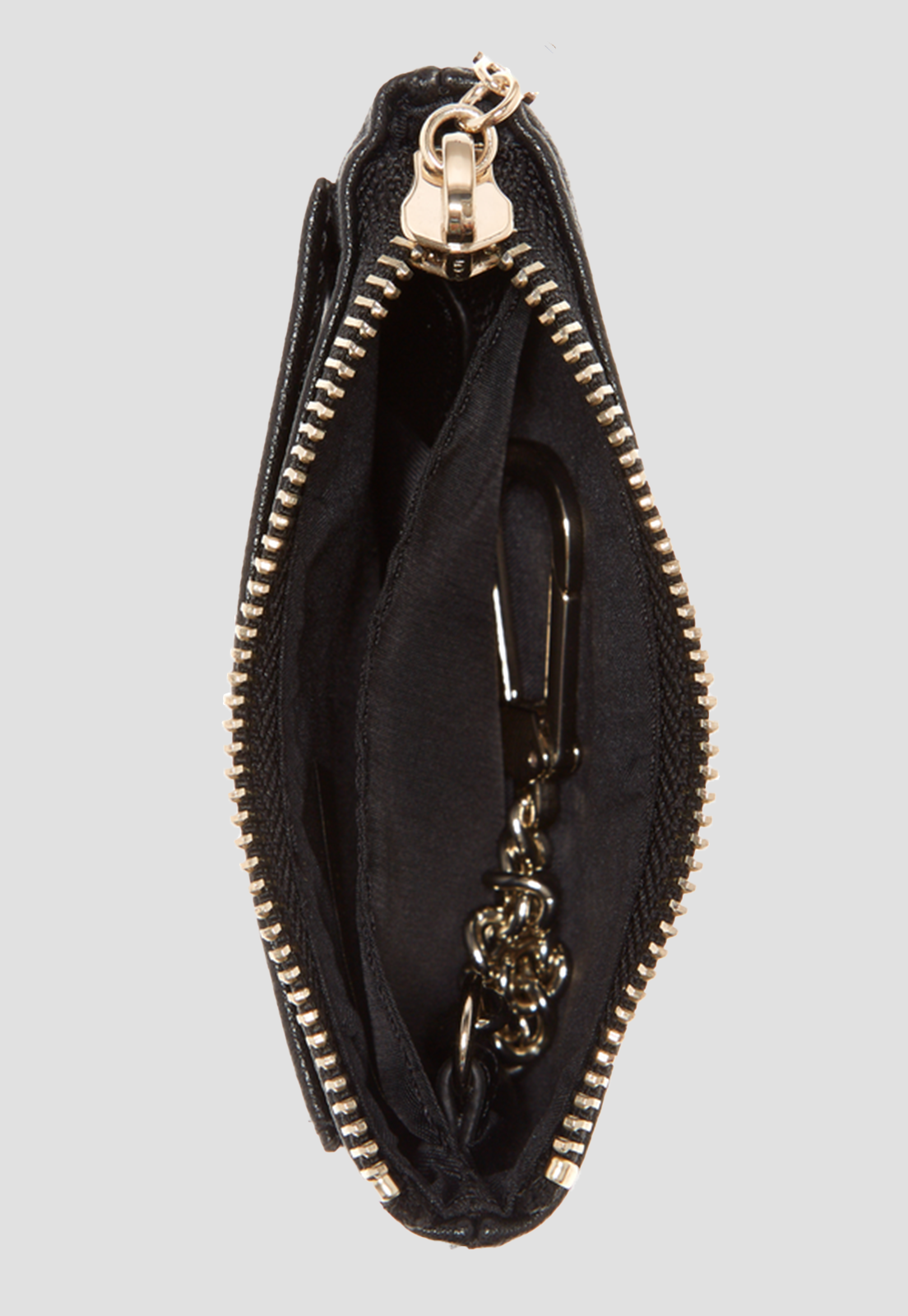 Billetera Helaina Slg Zip Pouch Bla Negro Guess-2