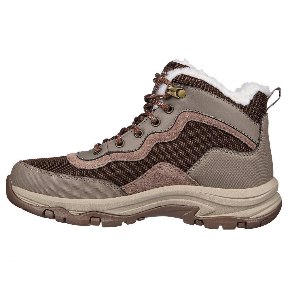 Botin Mujer Trego Café Skechers-4