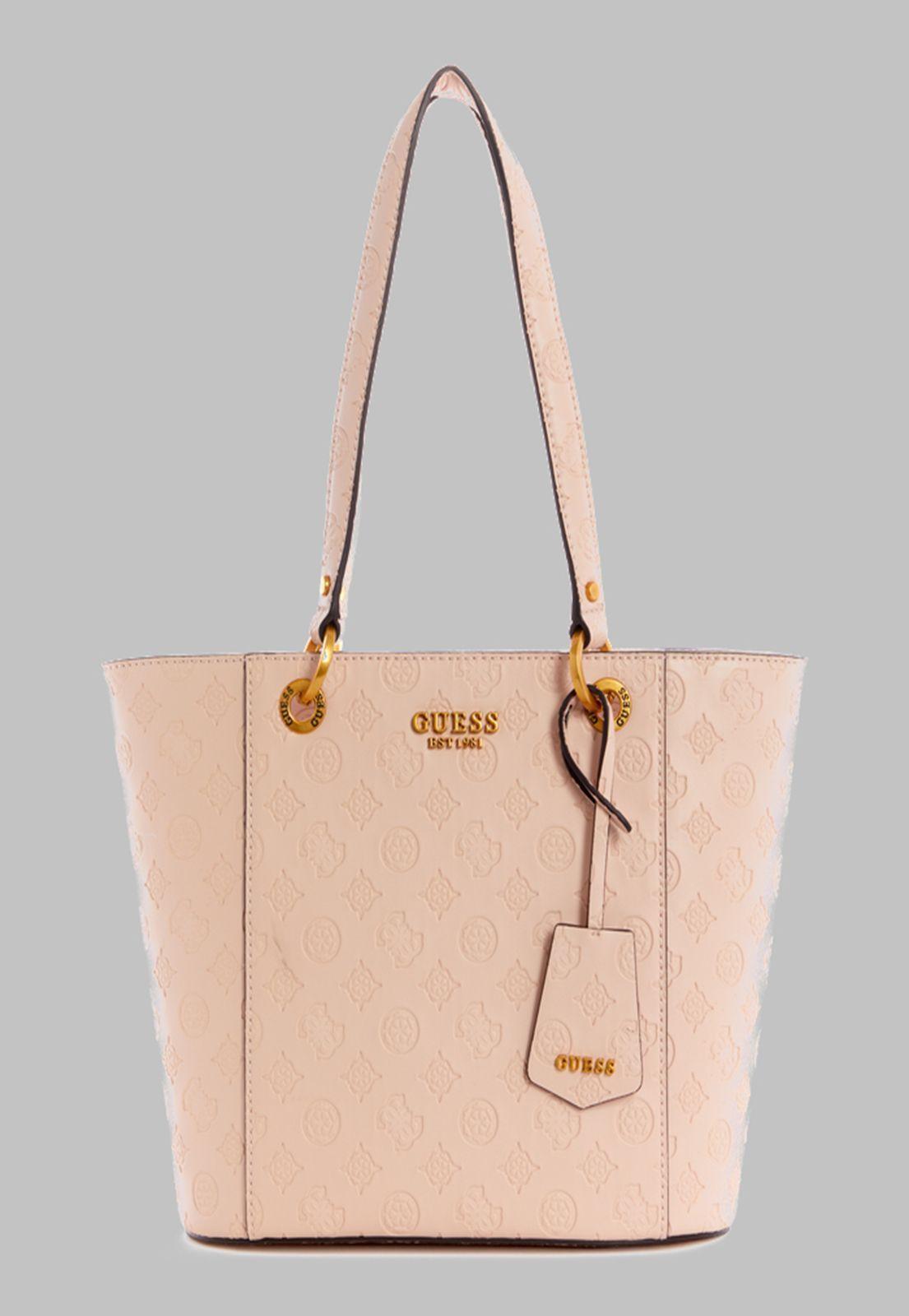 Cartera Guess Noelle Small Elite Tote Lrl Rosado-0