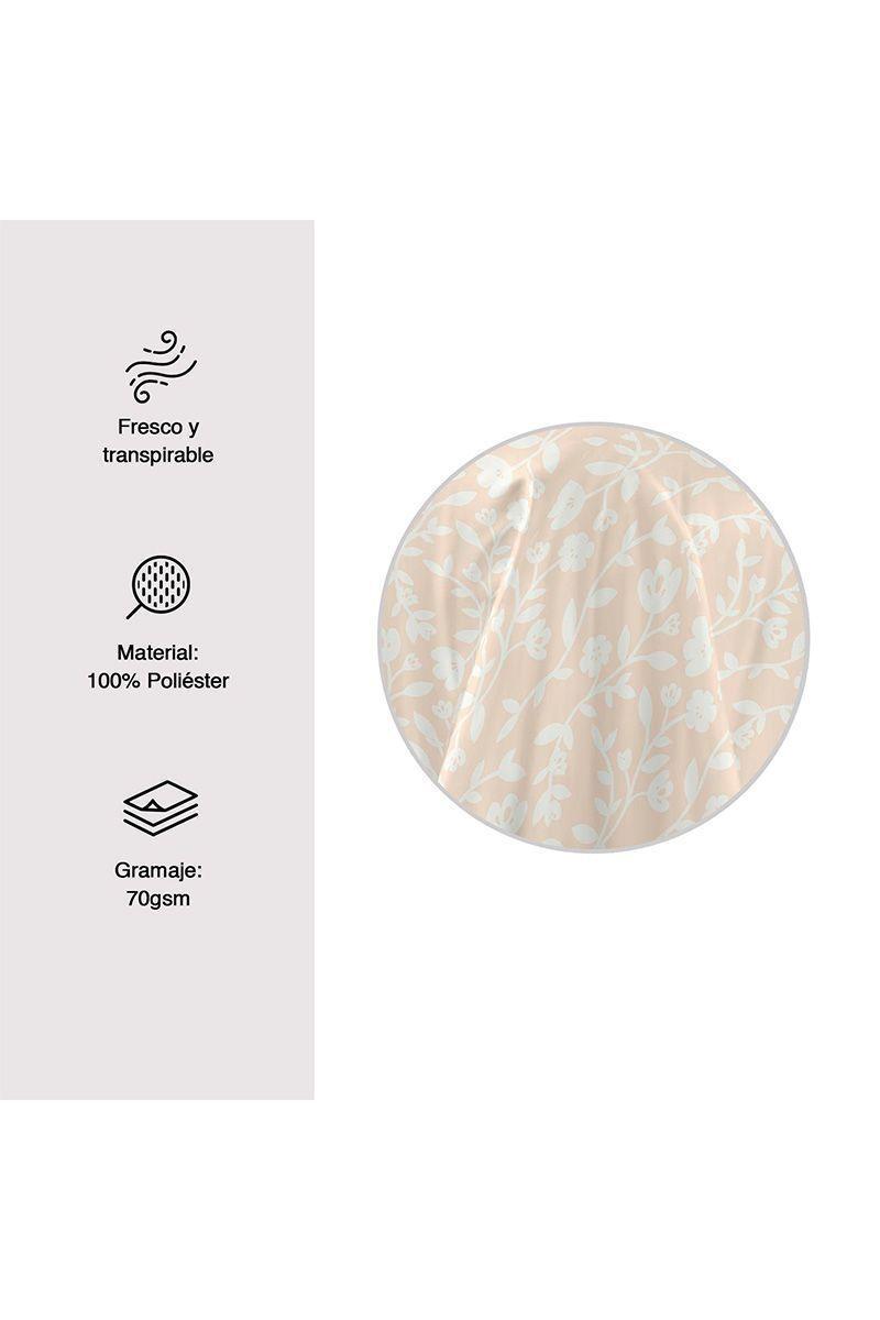 Juego de Sábanas de Microfibra King Size Flores-2
