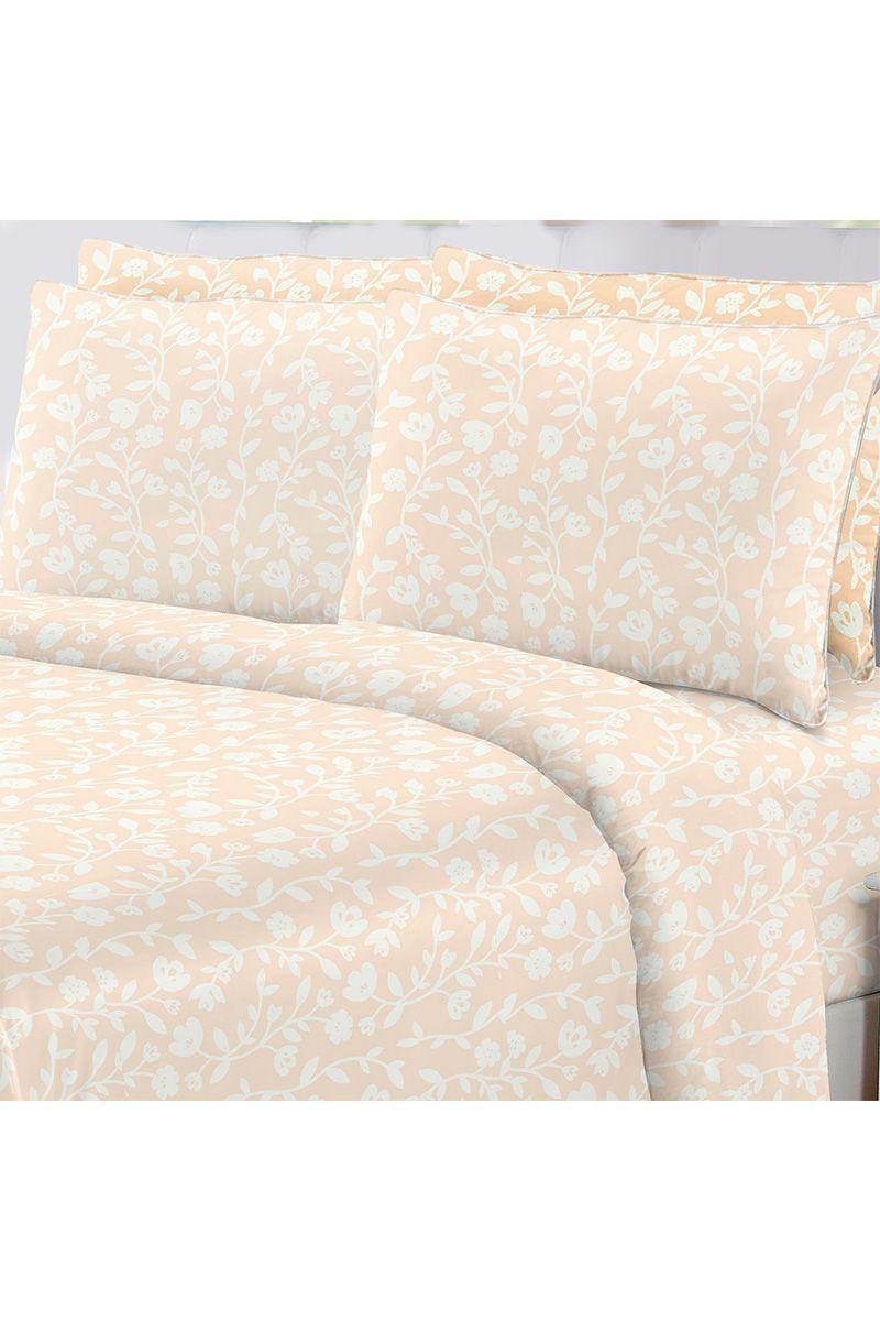 Juego de Sábanas de Microfibra King Size Flores-0