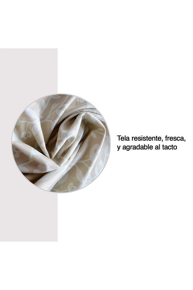 Juego de Sábanas de Microfibra King Size Flores-3