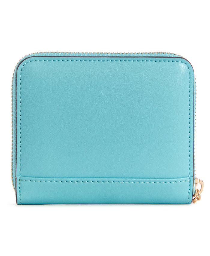 Billetera Laurel Small Around Trq Celeste Guess-1