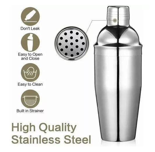 Set Coctelería Profesional Coctelera Barman Bartender 10 Pzs-1