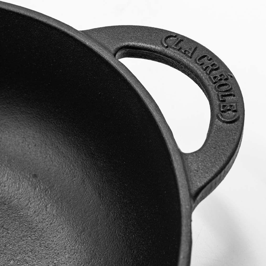 Olla perfil bajo Ø30cm Black Matte-5