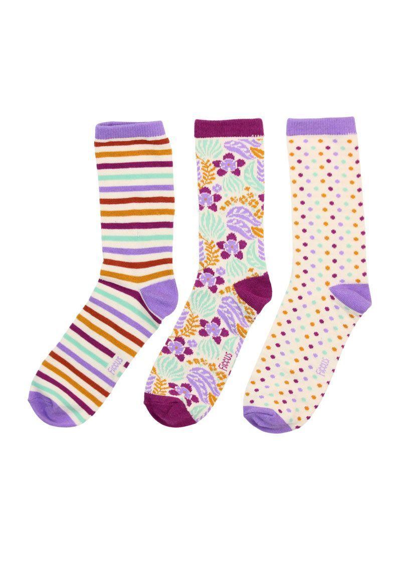 Pack 3 calcetines kids niña teens 657-0