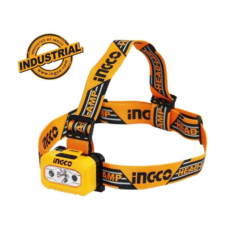 LINTERNA LED INGCO FRONTAL A PILAS INDUSTRIAL 100-200LUM-0