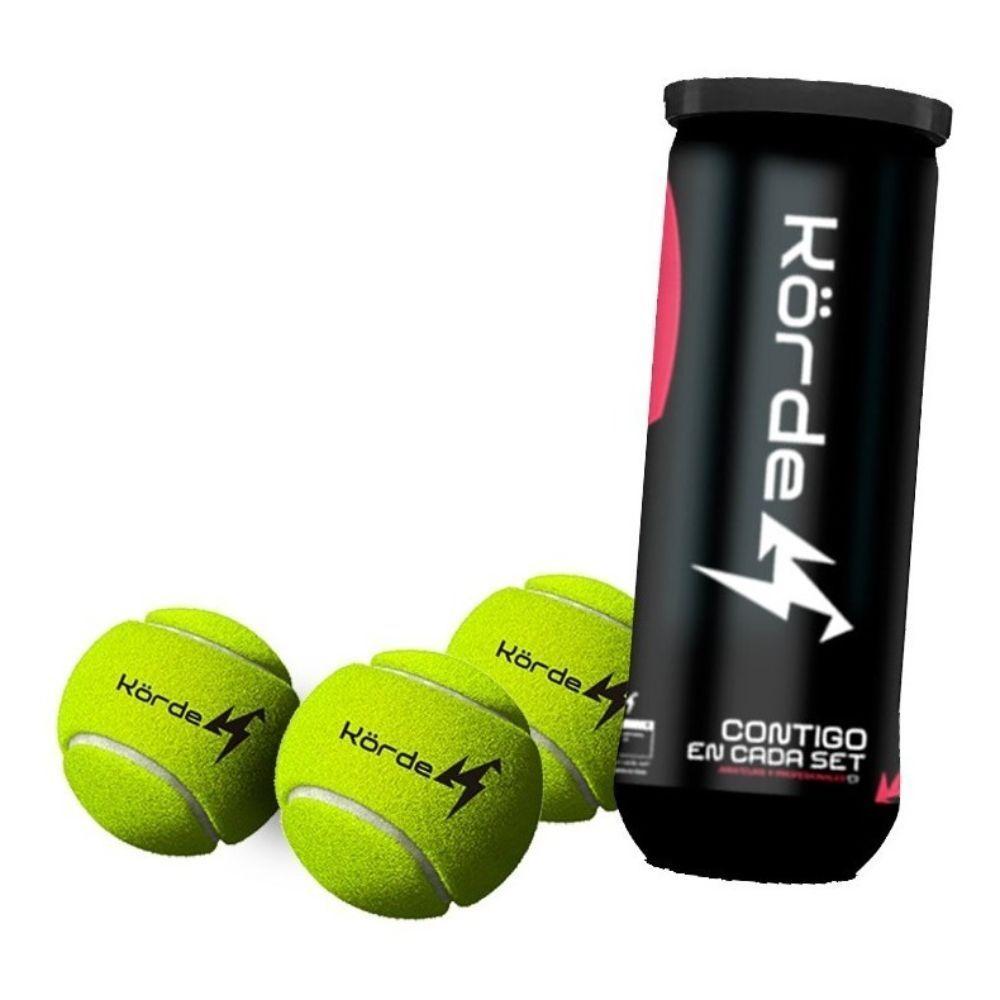 Tarro de Pelotas Korde para Padel 3 Unidades-0