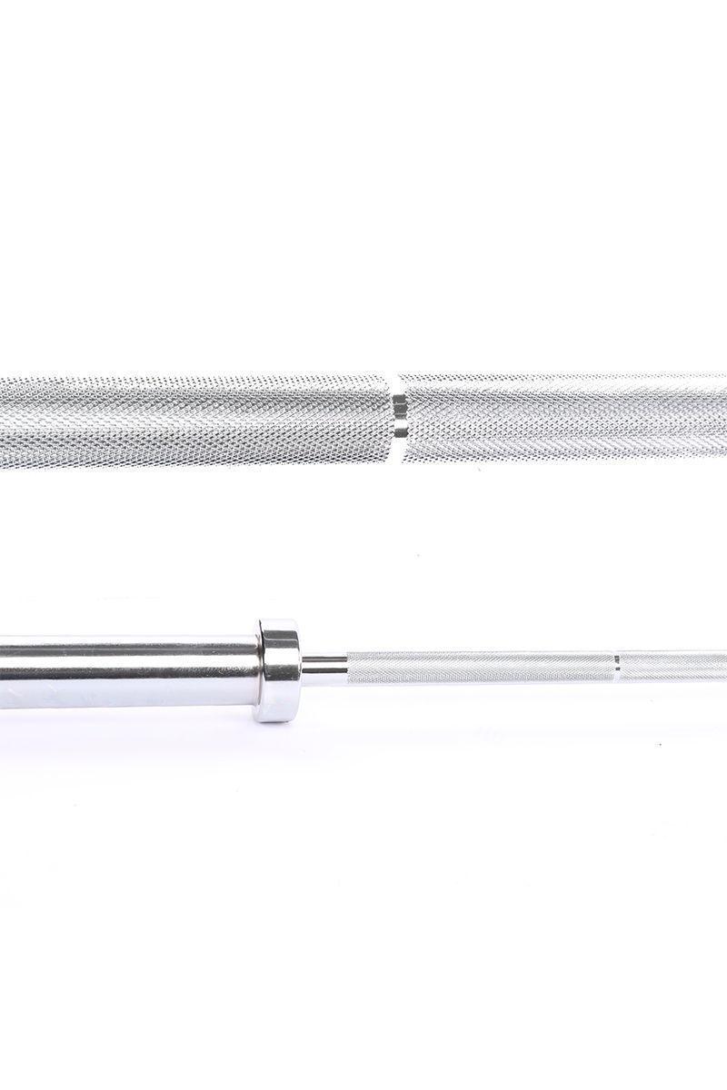Pack Barra Olímpica 220 cm 28mm + 80 Kg Gris-5
