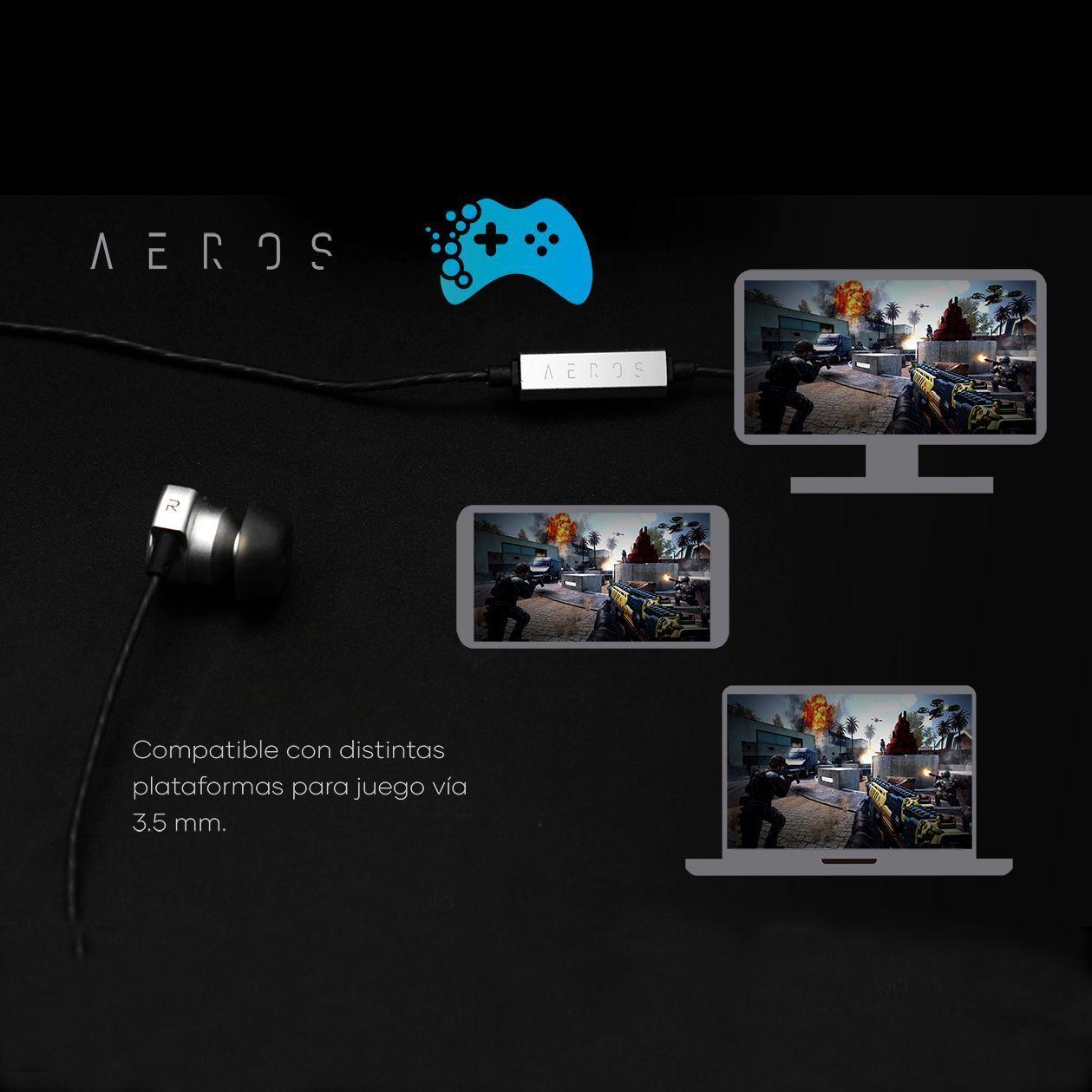 Audífono Profesional Audio Gamer Skin Aero-5