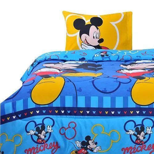 Plumón Infantil 1.5 Plazas Relleno 200 gr Mickey Blink Blue-0