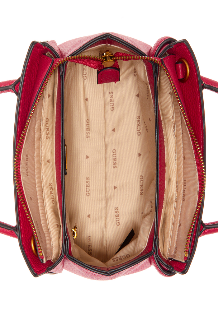 Mini Cartera Enisa Mini Satchel Mag Rojo Guess-3