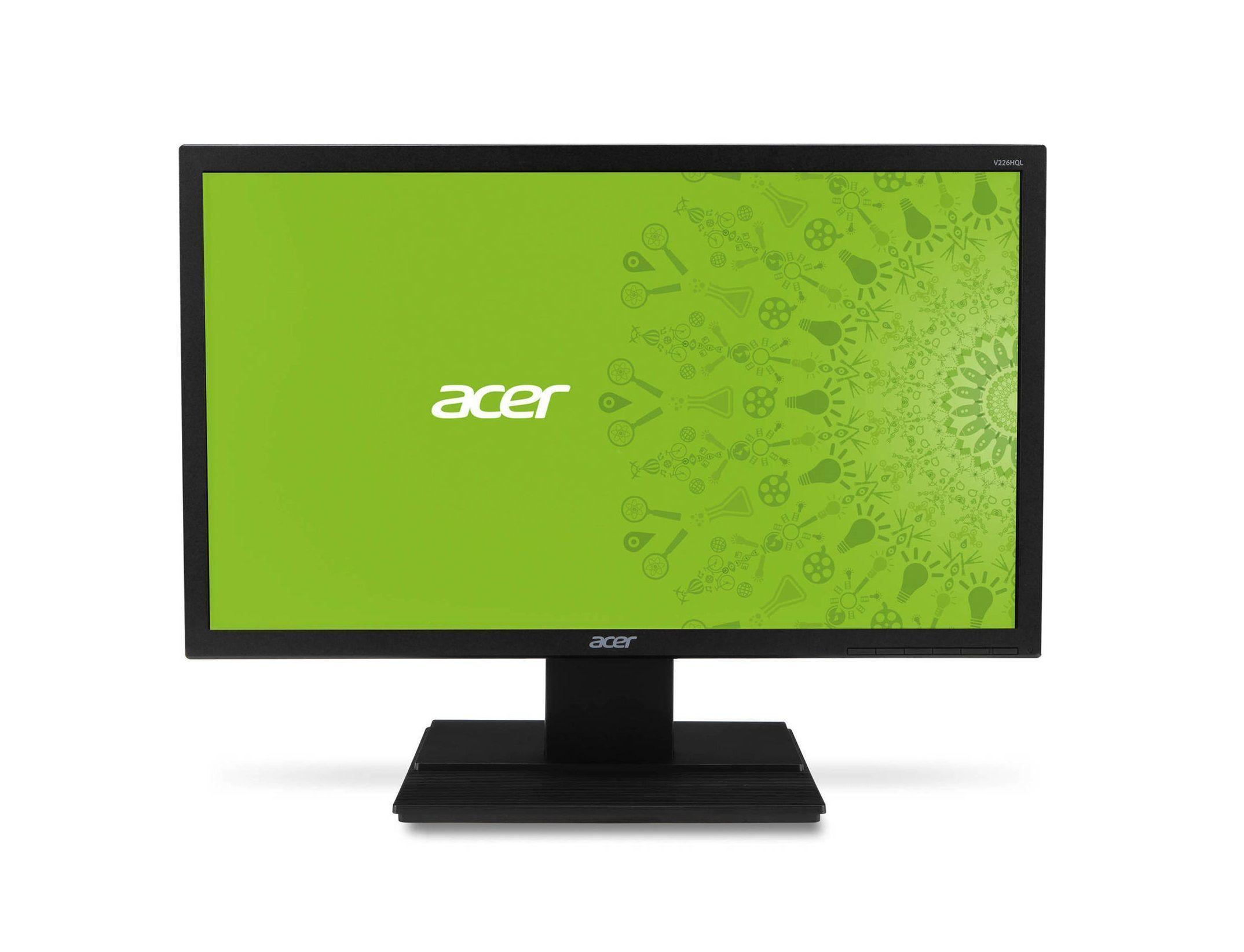 Monitor Acer de 19,5" V206HQL (HD, 60hz, 5ms, VGA)-0