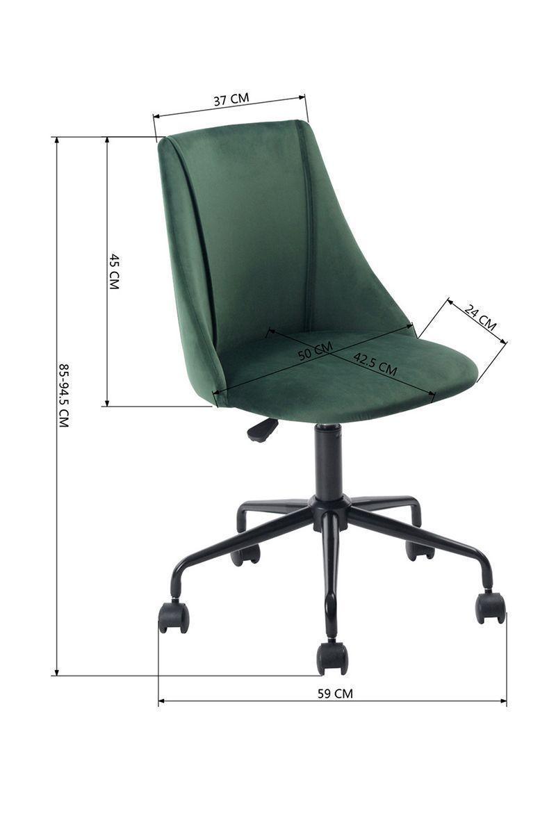 Silla de Oficina Altura Ajustable Palermo Verde-2