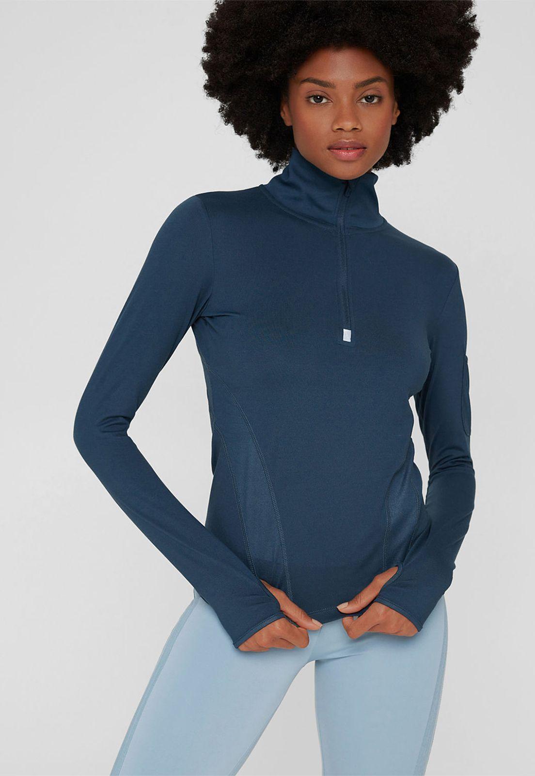 Polerón Con Cremallera En El Cuello Esprit-0