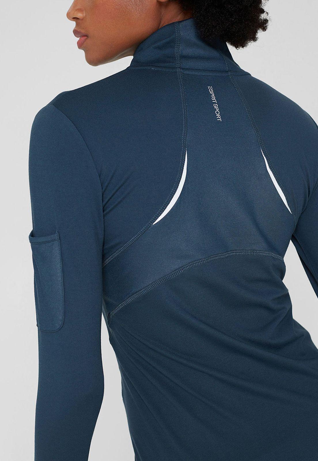 Polerón Con Cremallera En El Cuello Esprit-2