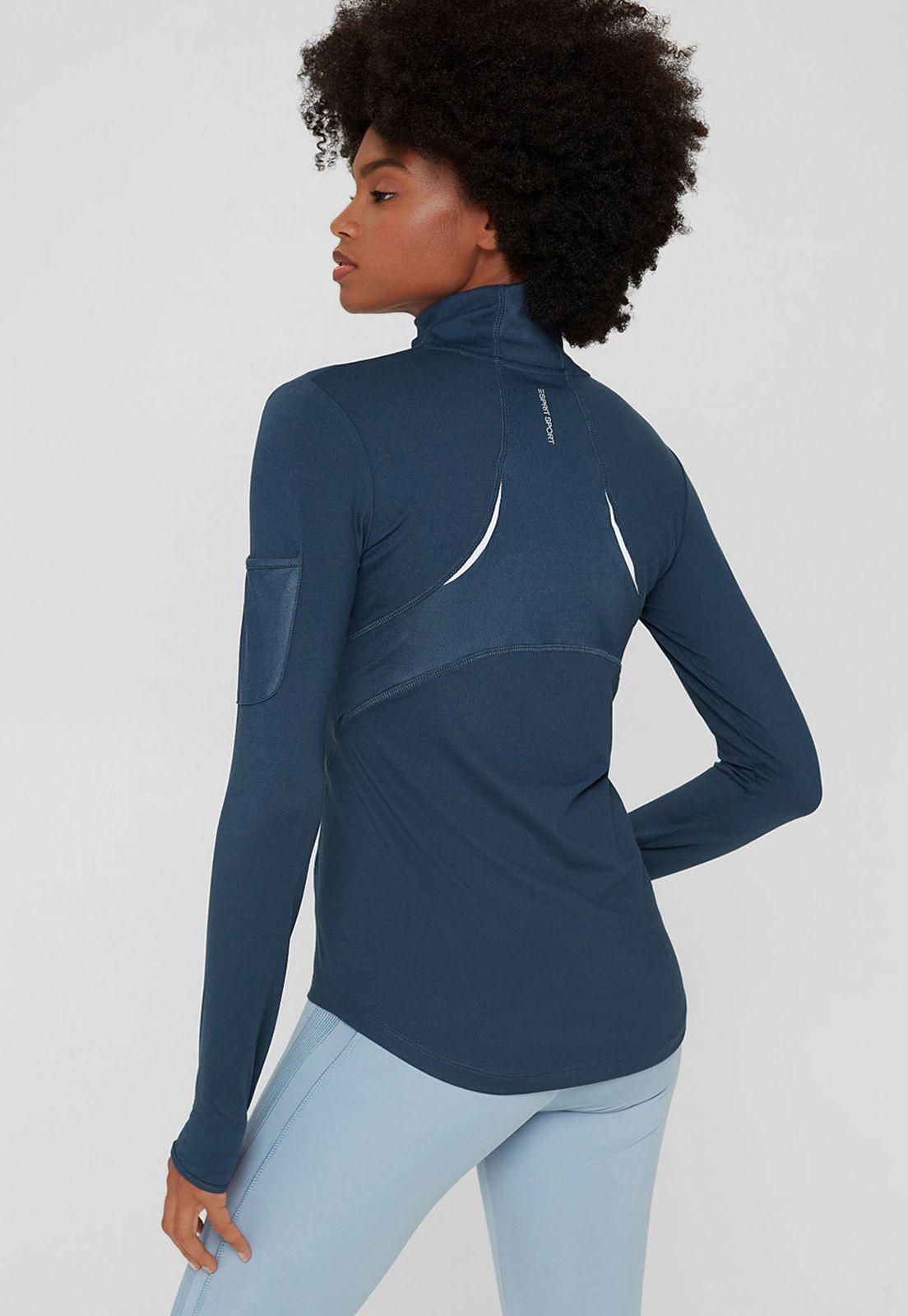 Polerón Con Cremallera En El Cuello Esprit-1