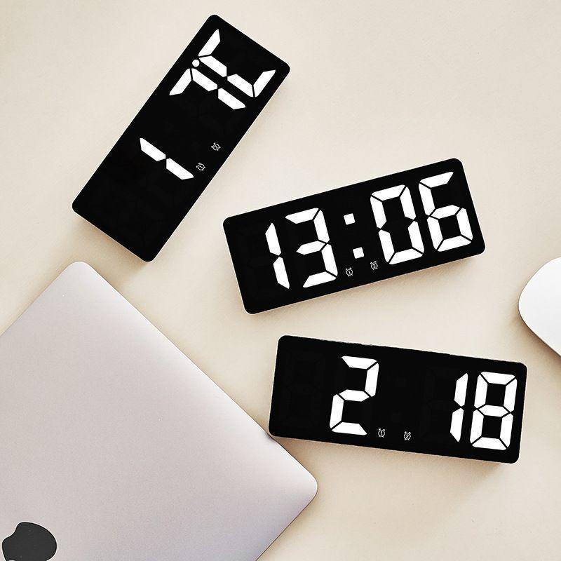 Reloj Despertador LED Multifuncional, Dormitorio-6