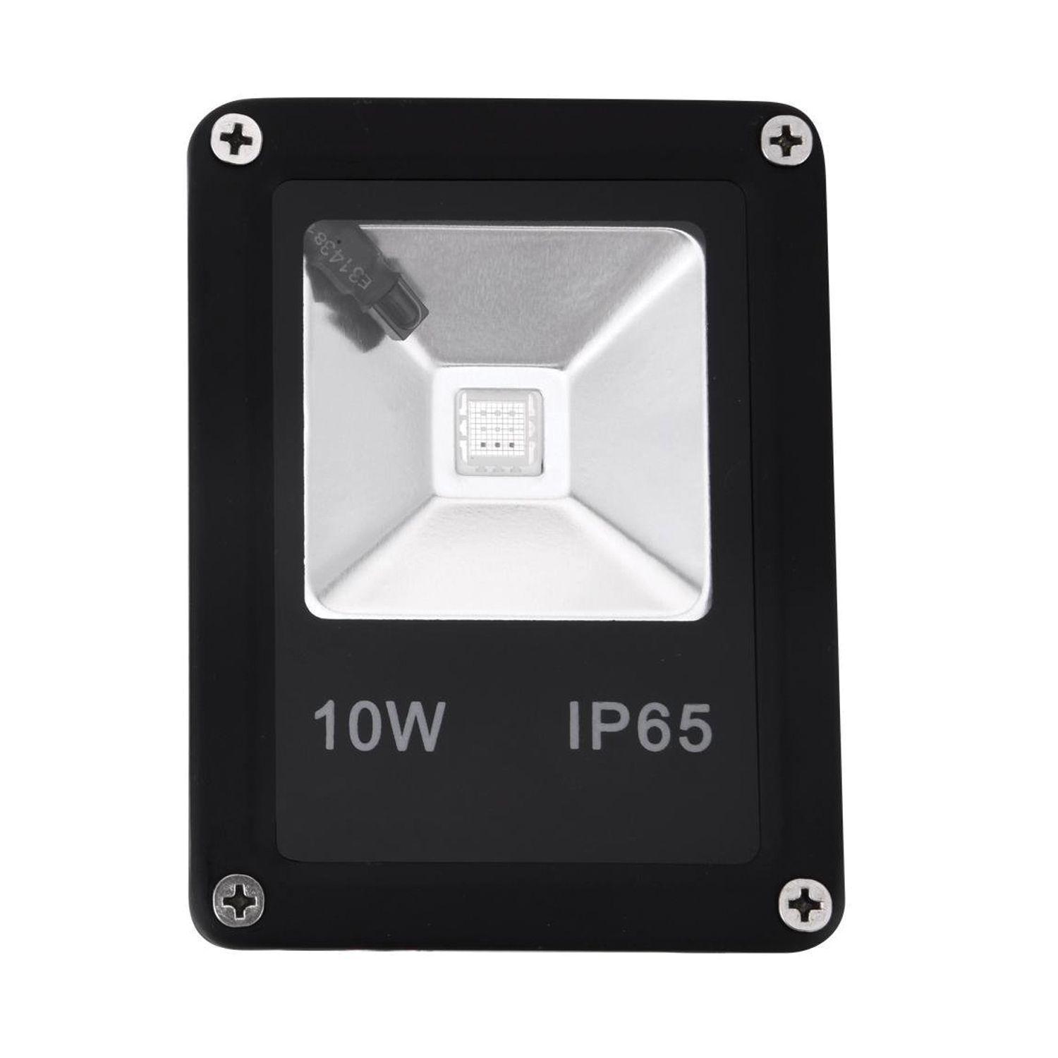 Foco Proyector de Área LED 10W RGB Con Control Remoto-4
