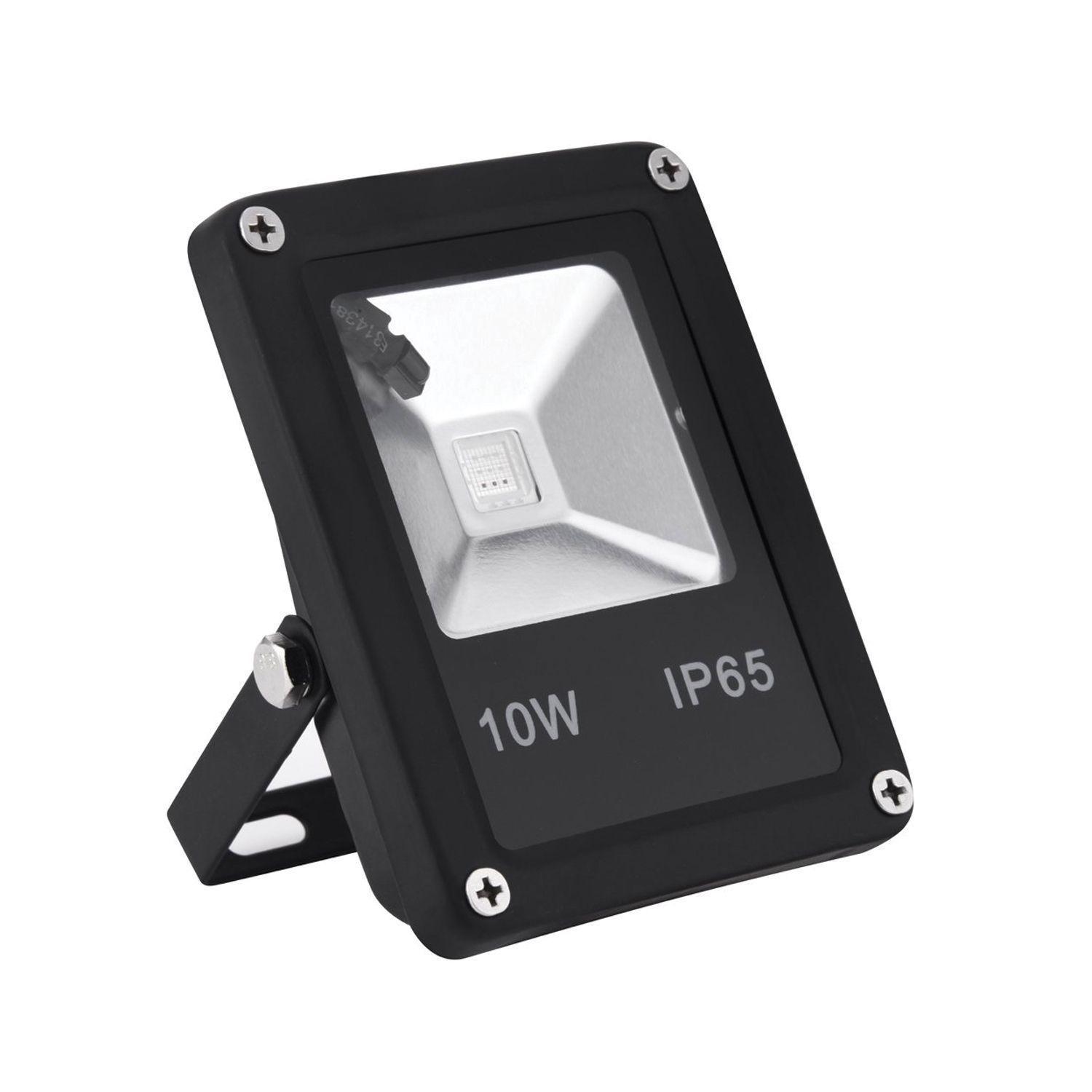 Foco Proyector de Área LED 10W RGB Con Control Remoto-3