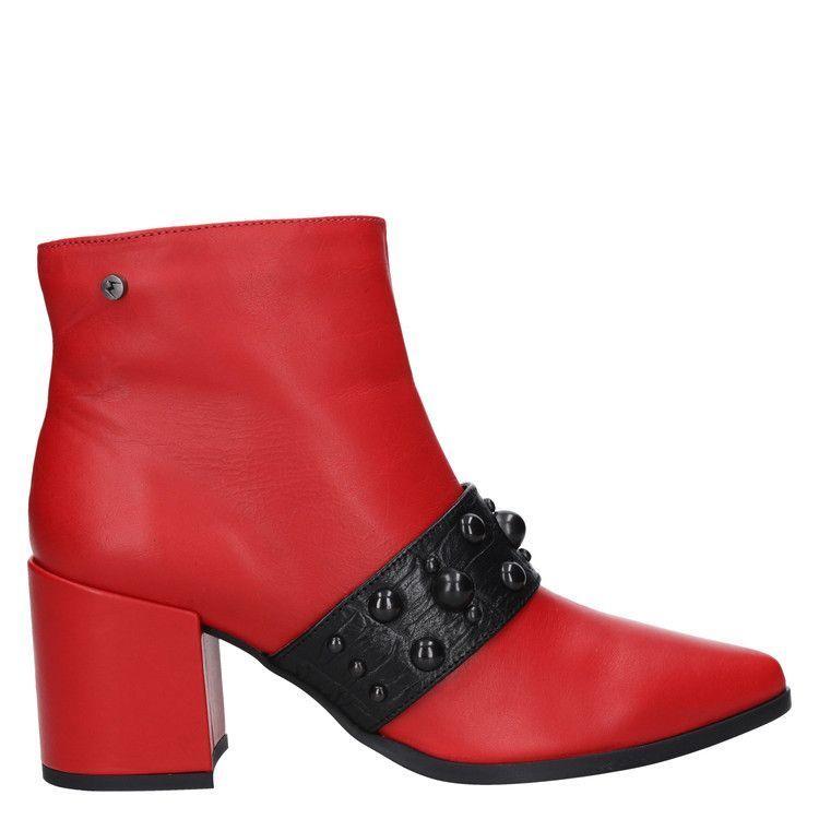 Botin Casual Mujer Mingo - A513 Rojo-1