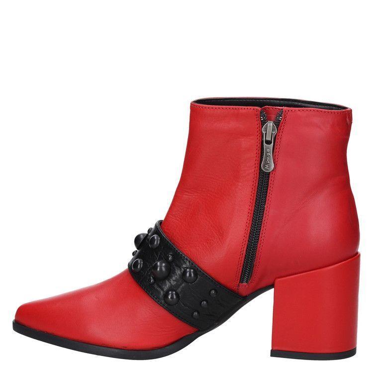 Botin Casual Mujer Mingo - A513 Rojo-3