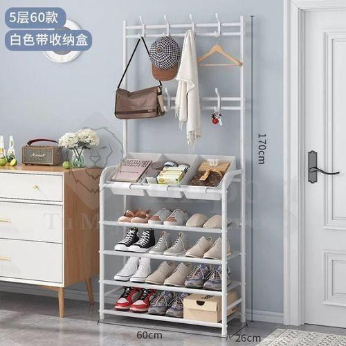 Perchero Multifuncional Zapatera Organizador Ropa Zapatos-2