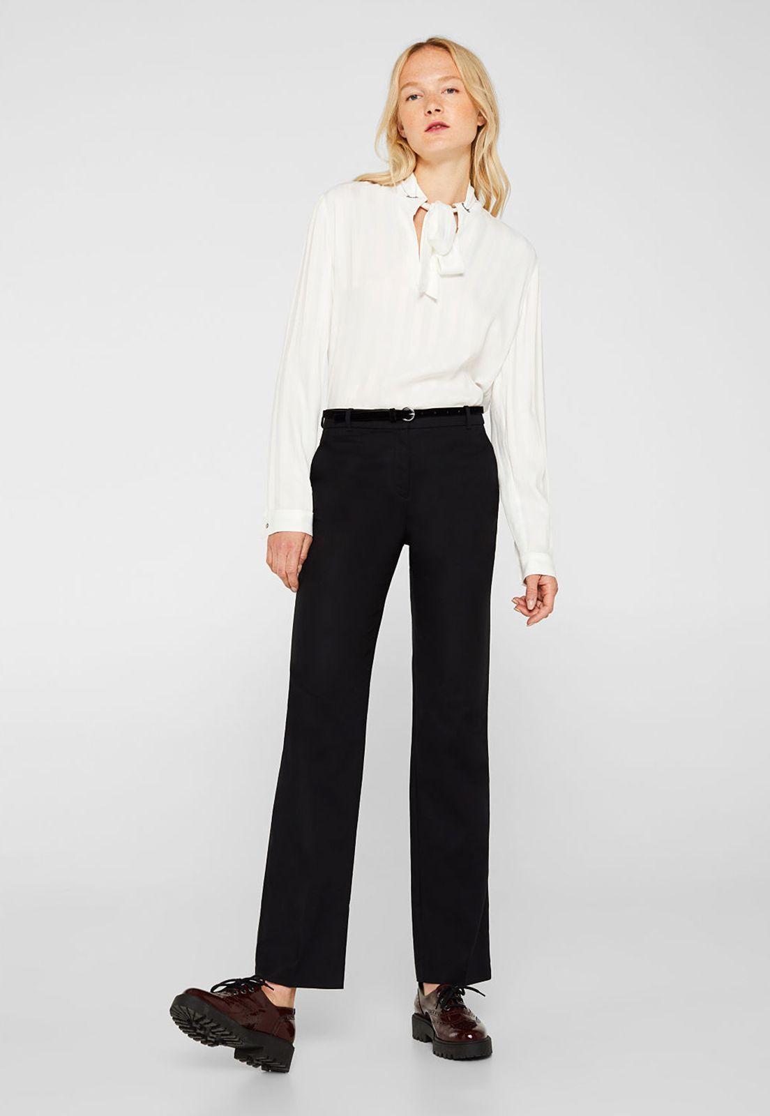 Pantalón con cinturón de terciopelo-2