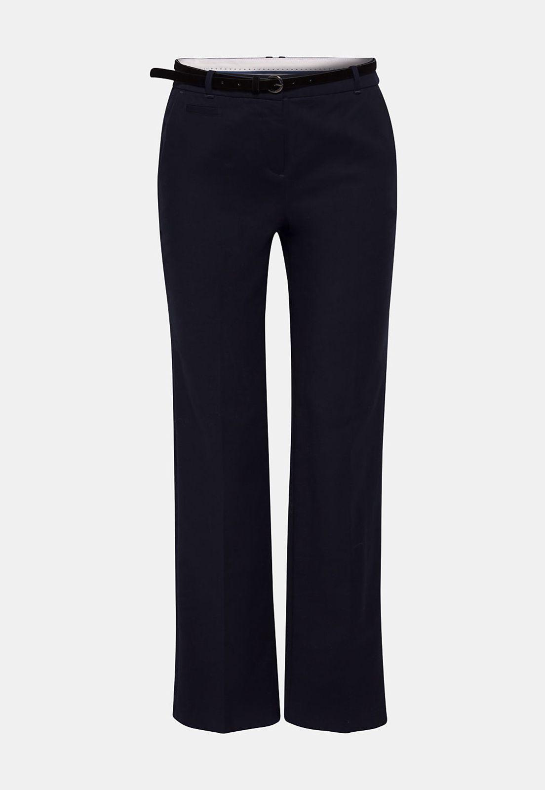 Pantalón con cinturón de terciopelo-3