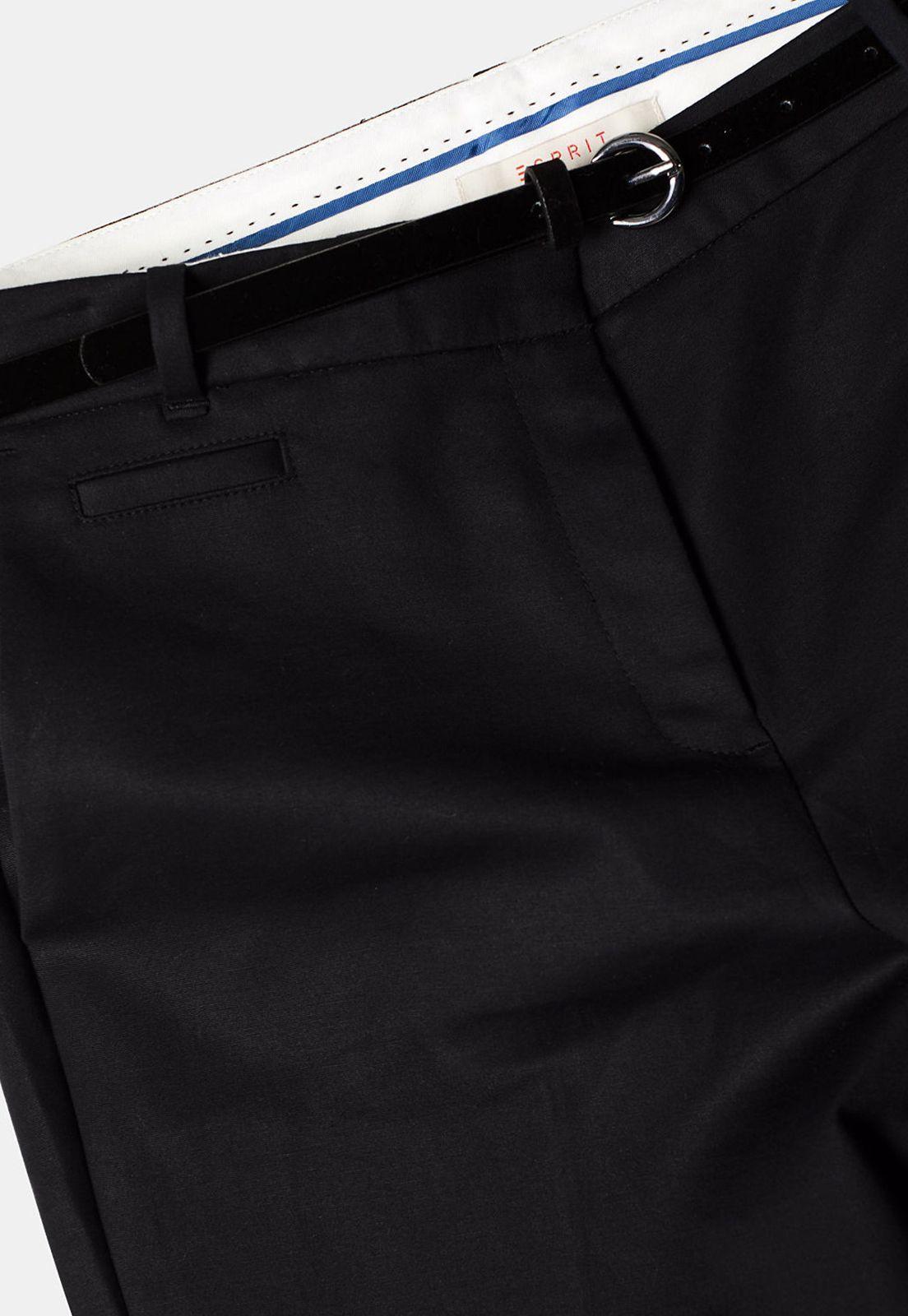 Pantalón con cinturón de terciopelo-1