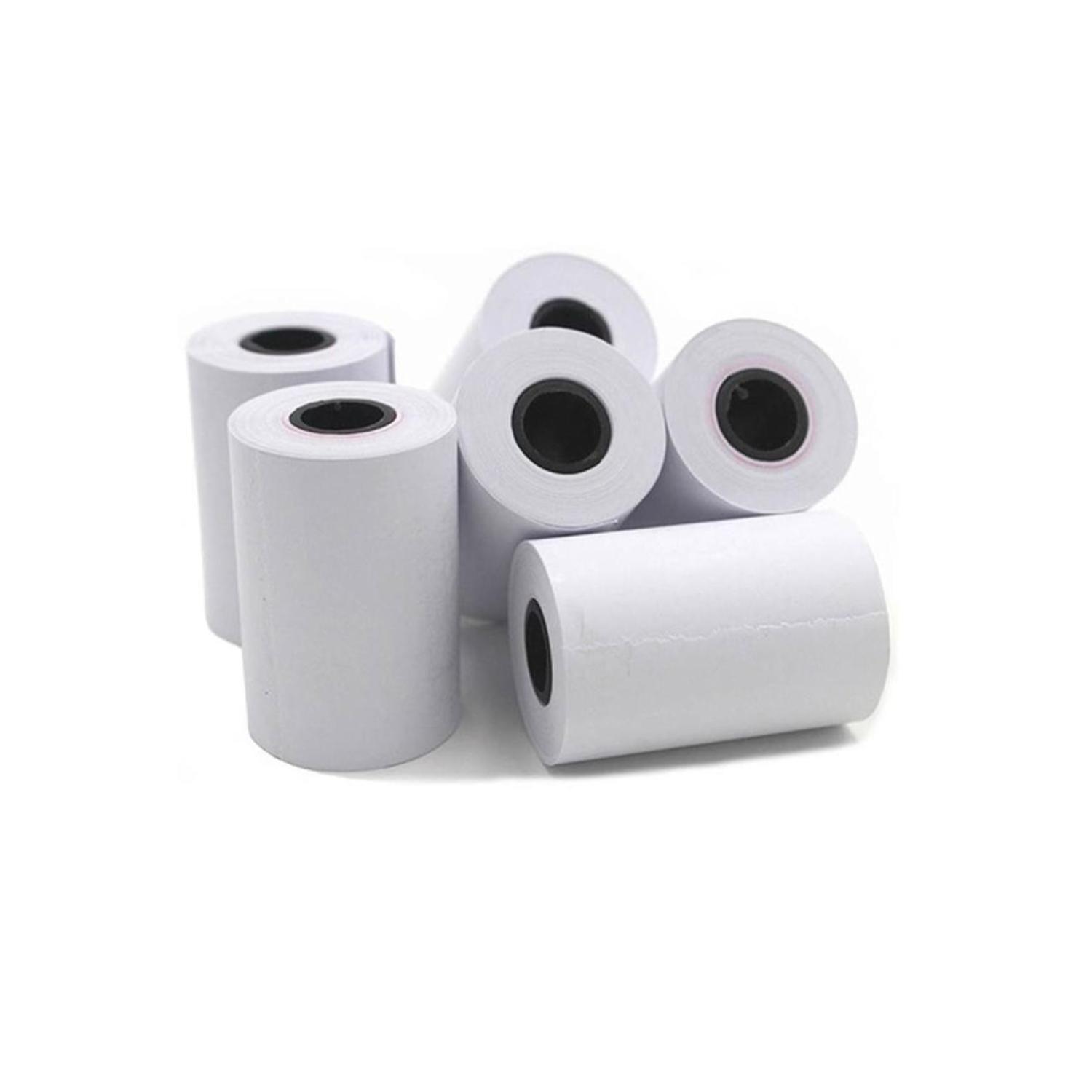 100 Rollos de Papel Térmico Para Boletas 5,7 x 20m-3