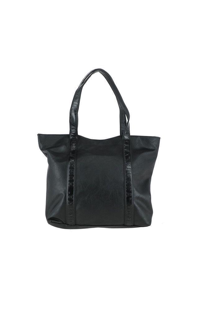 Cartera Hombro Logo Negra Humana-1