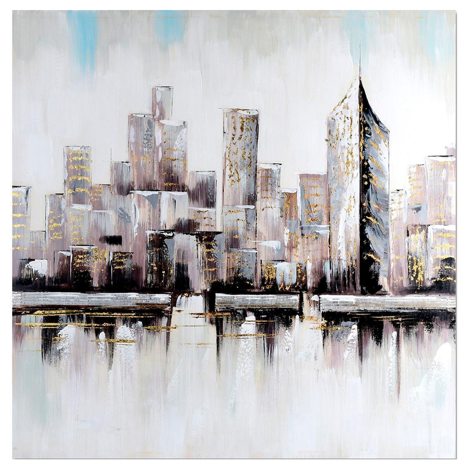 Cuadro Decorativo Downtown 100x100-0