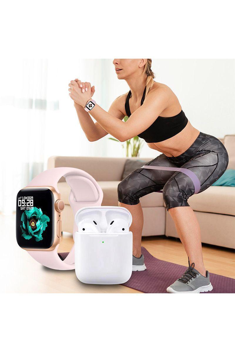 Smartwatch I7 Pro con Earphones Rosado-5