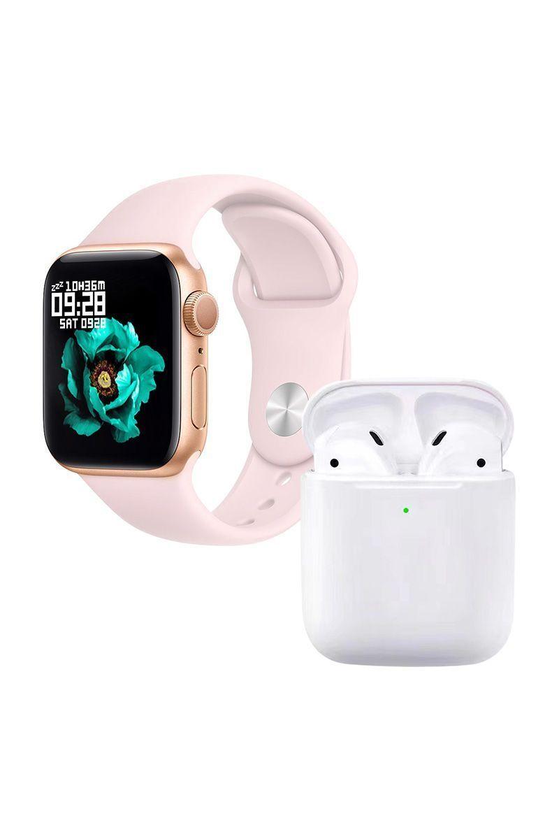 Smartwatch I7 Pro con Earphones Rosado-0