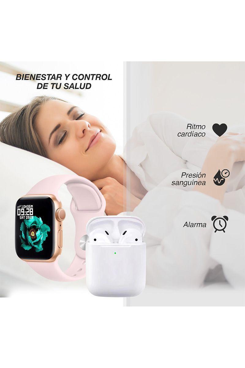Smartwatch I7 Pro con Earphones Rosado-4