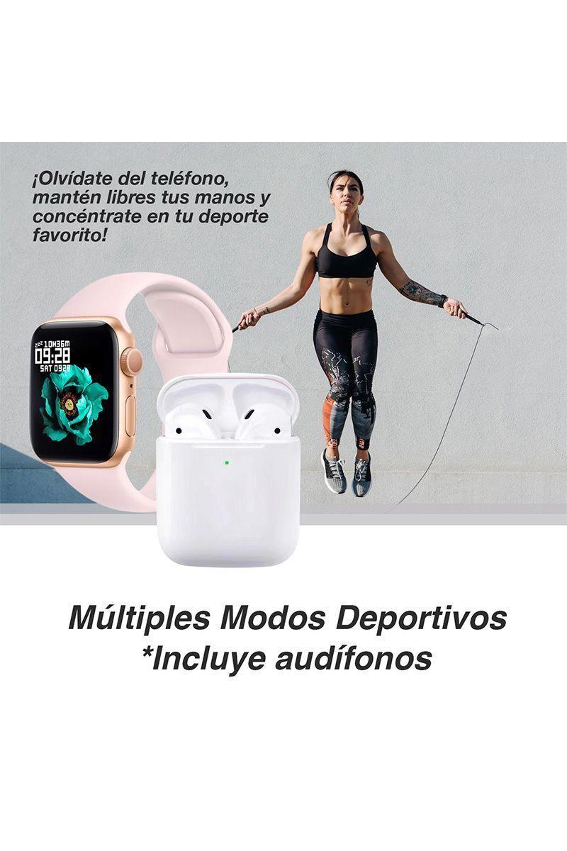 Smartwatch I7 Pro con Earphones Rosado-3