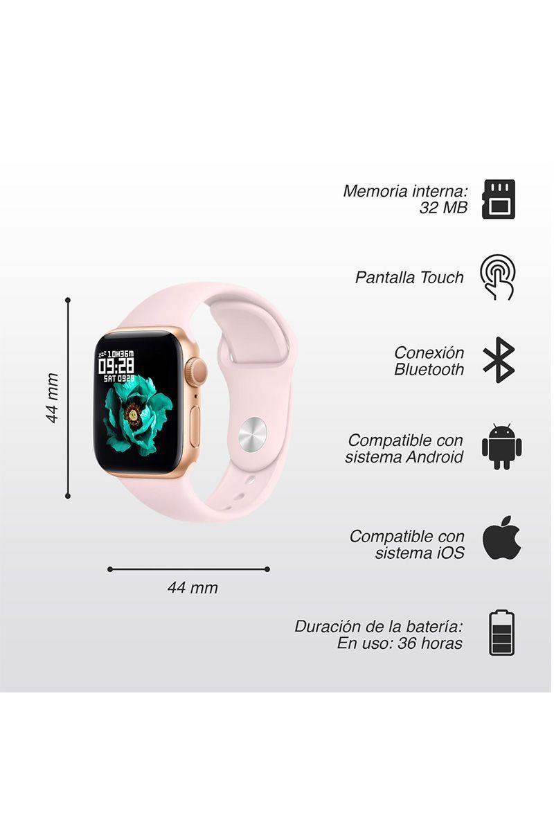 Smartwatch I7 Pro con Earphones Rosado-2
