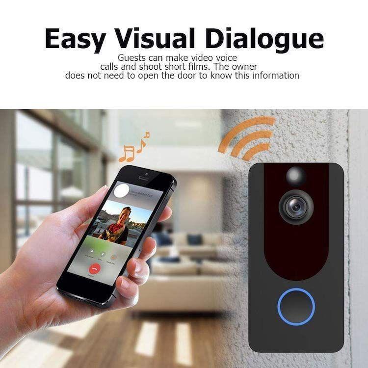 Video Citofono Inteligente Wifi Ip Full Hd 1080p Escam V7-5
